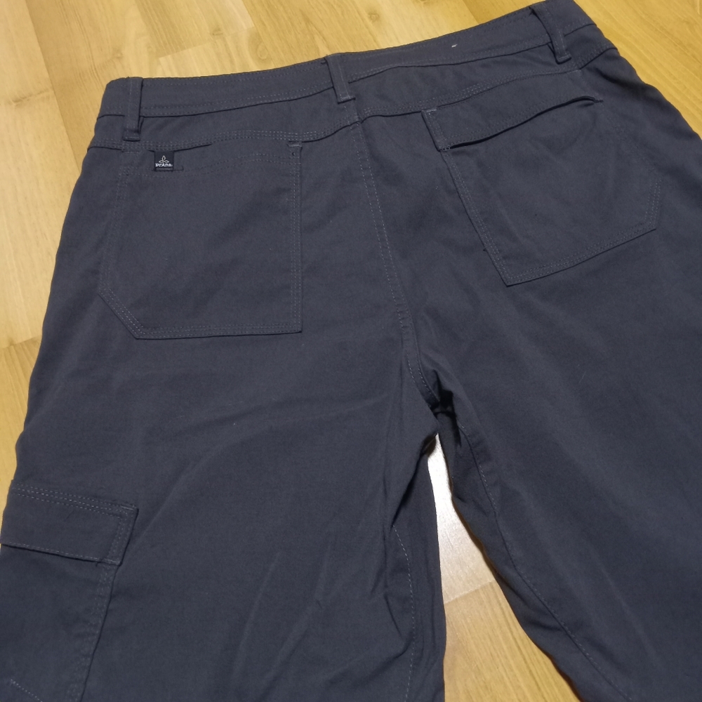PrAna Men's Gray Nylon 10" Shorts * Size: Medium - Picture 6 of 12